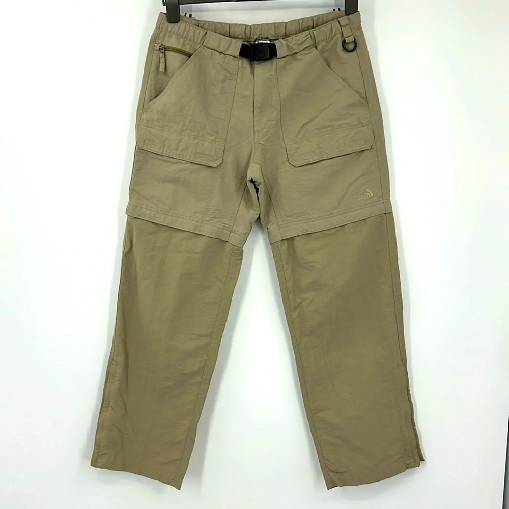 The North Face transformer 2 in 1 cargo khaki pants SZ M